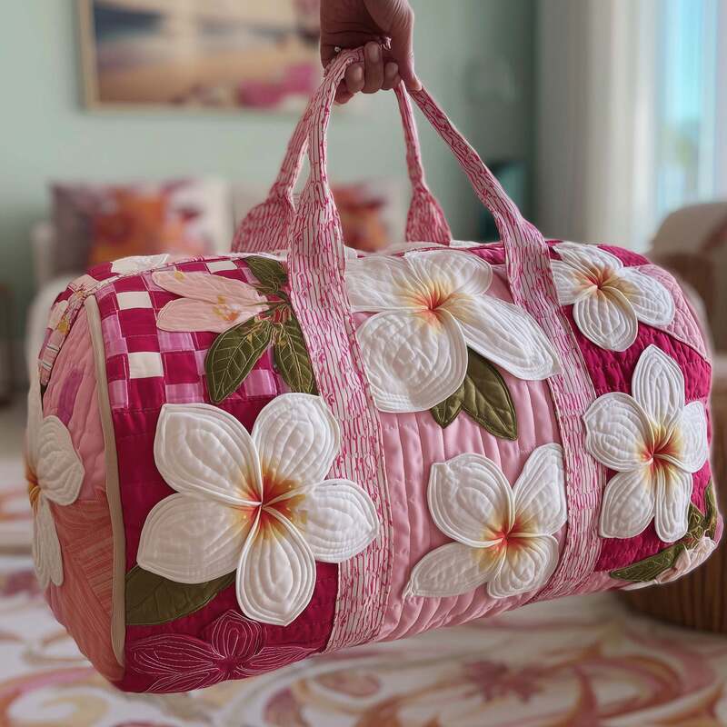 Trendy Foreign Trade Women's Yoga Bag, Quilted Travel Bag, Fashionable Printed Multifunctional Large Fitness Bag