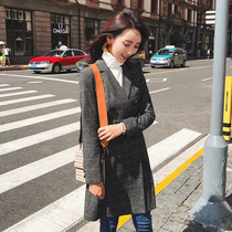 Trench coat women 2020 Spring and Autumn New Korean version of self-cultivation fashion long fashion fashion long fashion coat