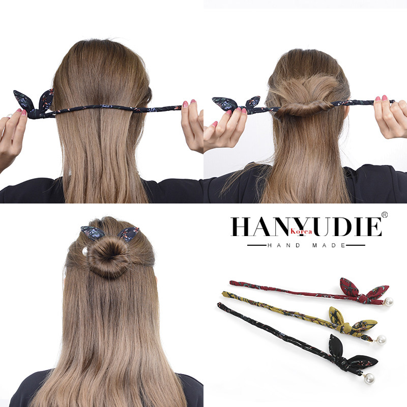 Pan Hair Artifact Hair Bun Tutorial Half Ball Head Lazy Hair