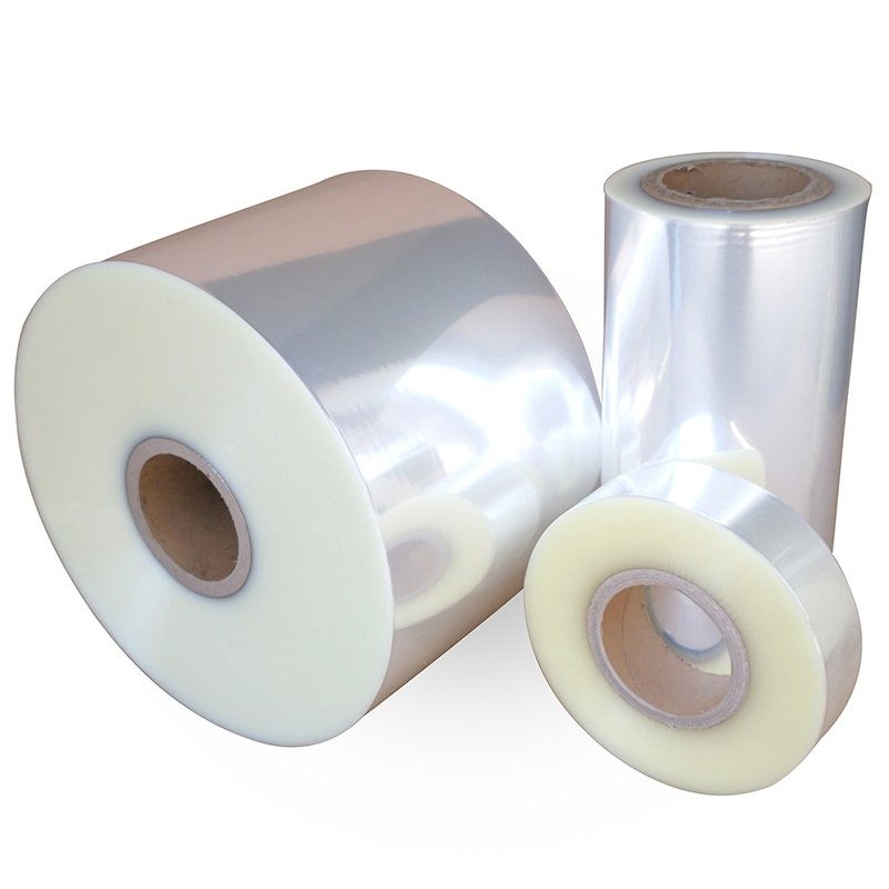 bopp cigarette film cosmetics low temperature high shrinkage low electrostatic plastic sealing anti-sticking three-dimensional heat sealing film automatic roll film