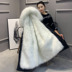 Haining 2020 mùa thu / mùa đông giả fox fur coat nữ dài vừa pie vượt qua stod 