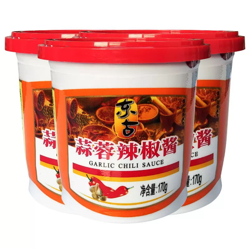 可签到！东古蒜蓉辣椒酱170g*3盒