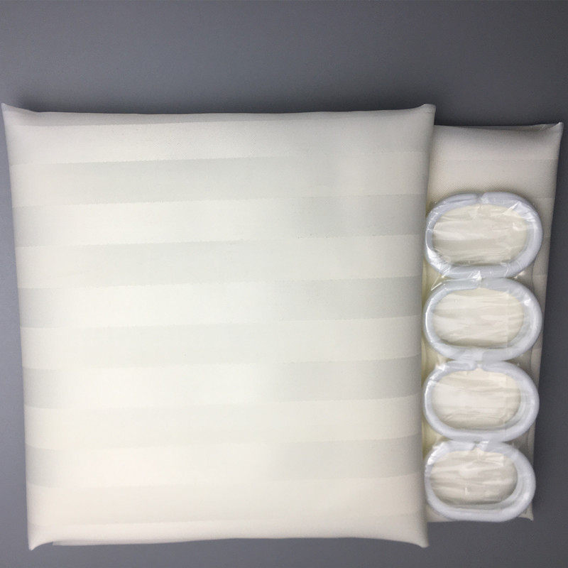 Factory direct sales household Keyi integral bathroom bathroom shower curtain makeup room waterproof thickening anti-mildew ivory color