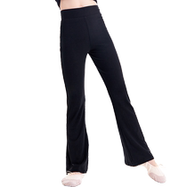 Childrens dance pants micro-flare black straight pants girls practice clothes dance pants Chinese dance pants practice pants