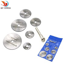 Electric mill accessories high speed steel cutting blade 7pc wood plastic copper aluminum soft metal small saw blade