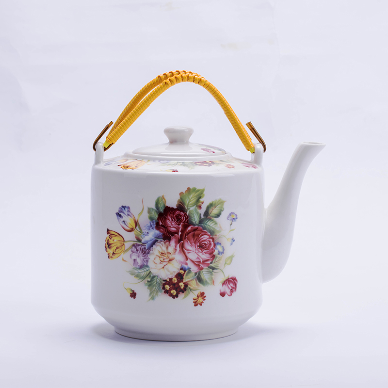 Cool blue and white porcelain kettle rural wind resistant to high temperature and large capacity pot of tea to girder large - sized domestic hot water