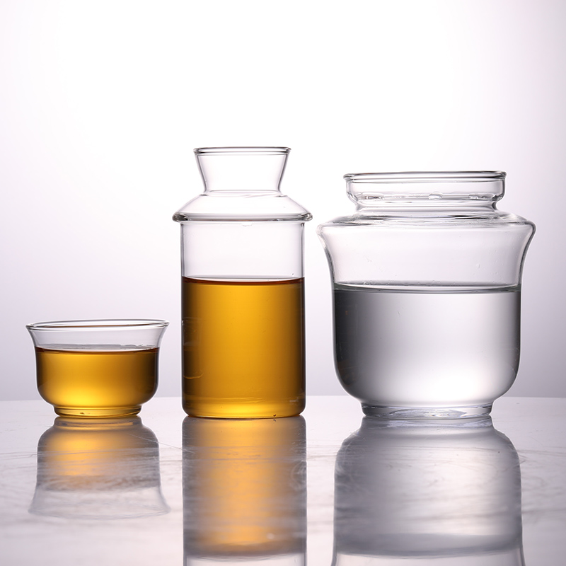 Liquor Heat Resistant Glass Wine Pot Cup Clear Wine Wine With Home Warm Wine Jug Warm Wine Jug Bronzer Three Sets