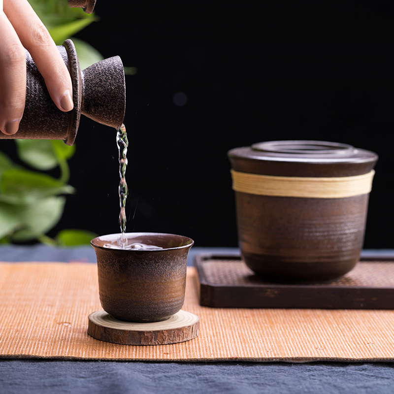 Wine temperature hot hip home Wine and rice Wine warm hip flask of ceramic Wine suits for Chinese Wine pot liquor cup