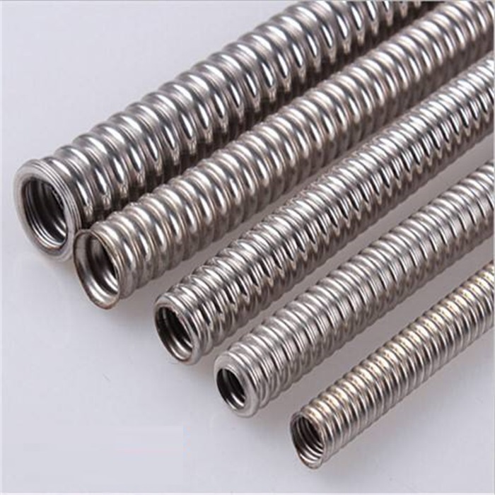 Stainless steel hoses stainless steel metal hose stainless steel wire protection hose stainless steel threading pipe Phi 1 0 signal pipe