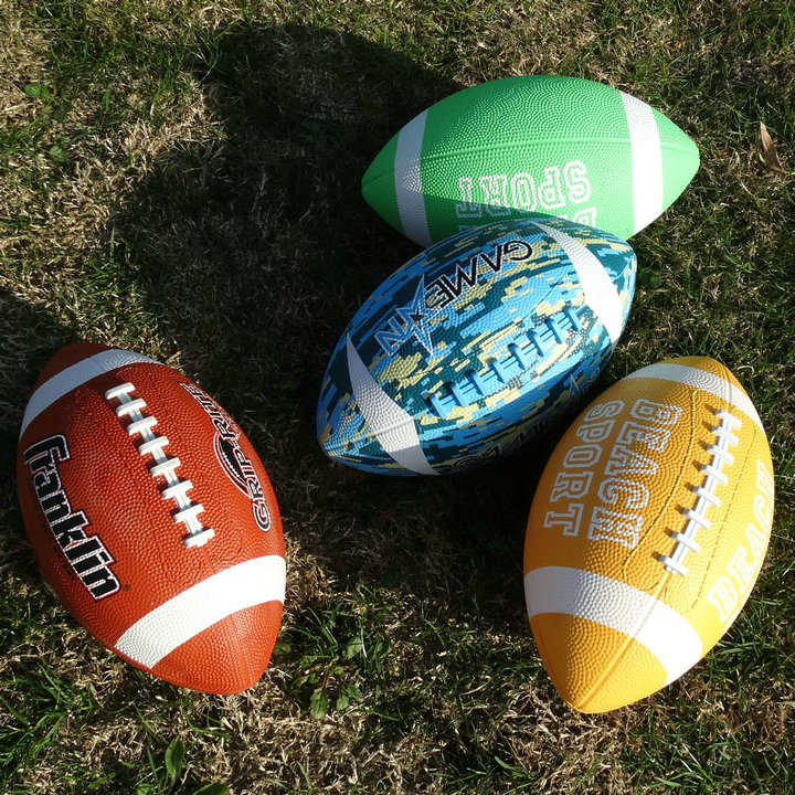 Bóng bầu dục trẻ em và thanh thiếu niên Thể thao ngoài trời Đào tạo nhựa Inflatable chiến đấu 3 5 7 American Handball bóng rugby