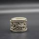 Antique miscellaneous collection antique dragon and phoenix ring ring can rotate the ring special price