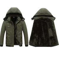 Хлопковое пальто с одним предметом с флисом [Джеквор]