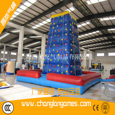 Детская площадка 厂家直销出口充气攀岩充气大型亲子户外运动玩具定制