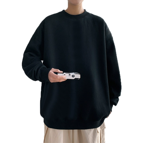 Tide, мужская черная осенняя демисезонная спортивная толстовка, большой размер, оверсайз