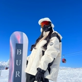 Дорожная куртка, зимний лыжный лыжный костюм, изысканный стиль, большой размер