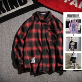 Демисезонная трендовая рубашка, брендовая куртка для отдыха, большой размер, в корейском стиле