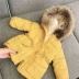 Luson mẹ mẹ và con gái cha mẹ-con nữ bé con mùa xuân trùm đầu quần áo cotton eo bông đệm ấm