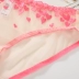Quần lót nữ lưới thoáng khí sexy, cotton tinh khiết, quần lót nữ cạp trễ, ren mỏng trong suốt thêu hoa hồng - Giống cái