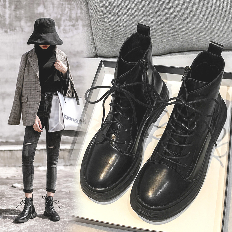Summer Martin boots women's British style black 2023 new single boots all-match thick-soled motorcycle boots thin boots