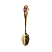 Pearl Life Japan imported Japanese stainless steel gilded spoon coffee spoon creative mixing dessert spoon B- 487