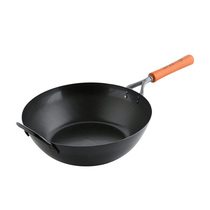 Pearl Life Japan imported deepened thickening non-coating not easy to stick wok Pan Pan Pan iron pan wok