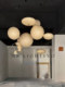 Noguchi Seihei Vintage Yellow Spherical Bedroom Dining Room Clothing Store Guesthouse Coffee Shop Tavern Rice Paper Lamp Chandelier