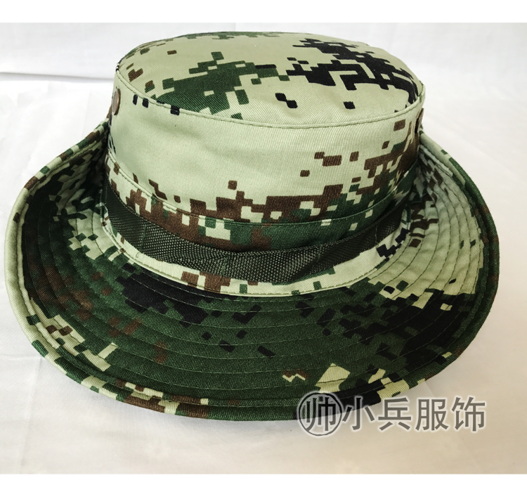 Trang phục lính đẹp trai Wu mùa hè ngụy trang mũ tròn ngụy trang mũ Benni mũ bóng râm - Những người đam mê quân sự hàng may mặc / sản phẩm quạt quân đội quần ngụy