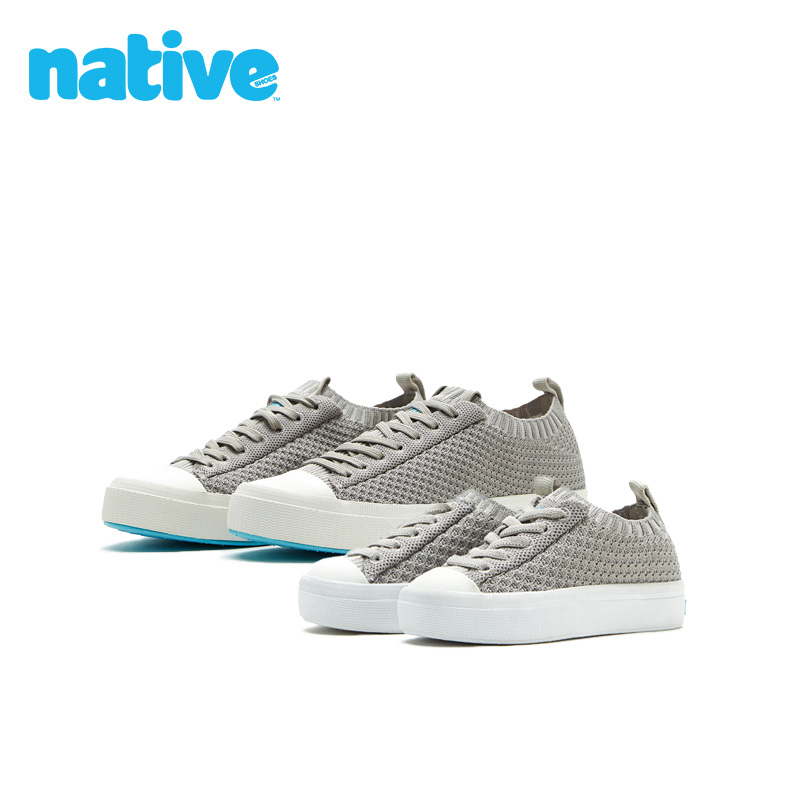 native lightweight breathable knitted casual shoes classic jefferson2 0 parent-child board shoes for men and women of the same style