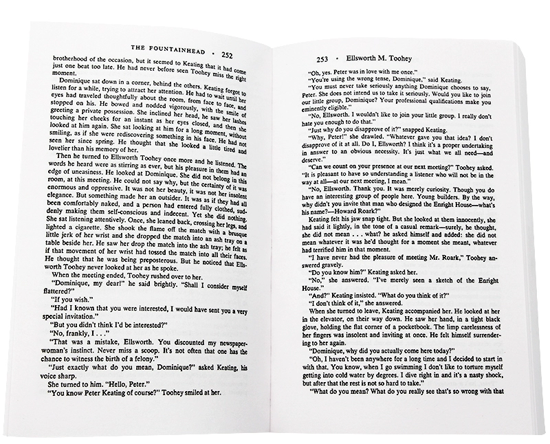 Tiếng Anh ban đầu nguồn cuốn tiểu thuyết The Fountainhead Ayn Rand Ayn Rand đọc một cuốn sách quan tâm bên ngoài để bảo vệ nhân quyền