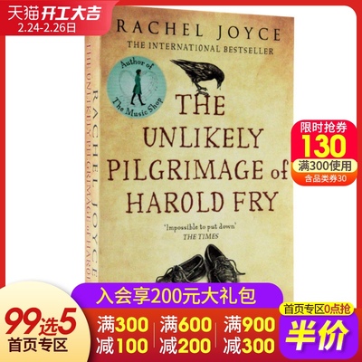 hành hương tiếng Anh tiểu thuyết ban đầu của một người đàn ông Các Pilgrimage Không chắc Trong Harold Fry Joyce Leiqiu bán chạy nhất bìa mềm Đồ chơi giáo dục