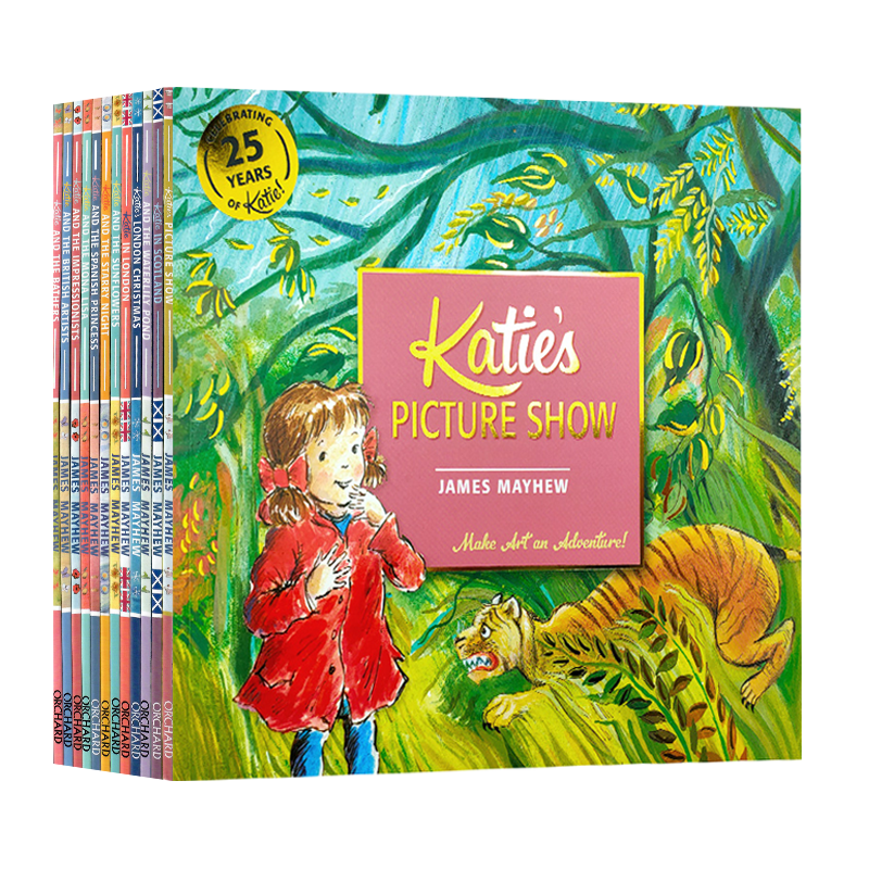 凯蒂的文化艺术之旅12册全套英文原版绘本Katie and The