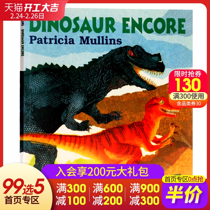 Point đọc bản Dinosaur Encore encore khủng long hình ảnh cuốn sách tiếng Anh gốc tiếng Anh Giác Ngộ Liaocai Xing danh sách tuần 46 bìa mềm cuốn truyện tranh câu chuyện mở rộng
