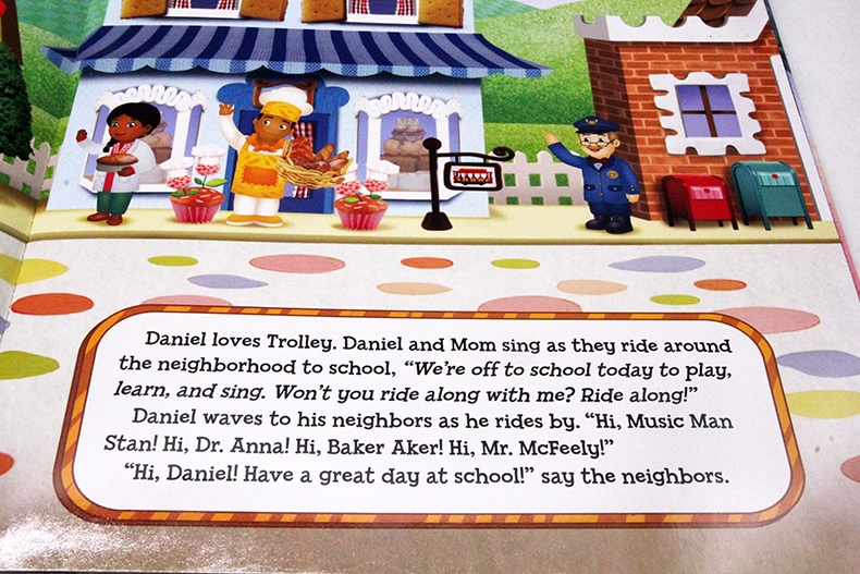 Daniel Tiger ba bộ quần áo bạn đang đặc biệt Daniel Tiger! A Ride Qua Vùng lân cận Big Đủ để giúp English truyện tranh gốc