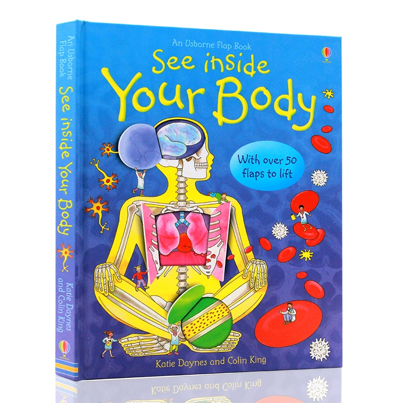 Nhìn bên trong để xem bên trong cơ thể con người Usborne Xem Bên trong loạt Your Body của truyện tranh nguyên bản tiếng Anh tông tìm kiếm thông qua các cuốn sách rộng mở Erskine khám phá khoa học sinh lý này đọc