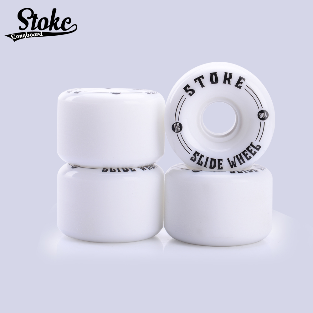 stoke long board brushed street wheel 6544 80AAA Rebound High Brush Street Comfort