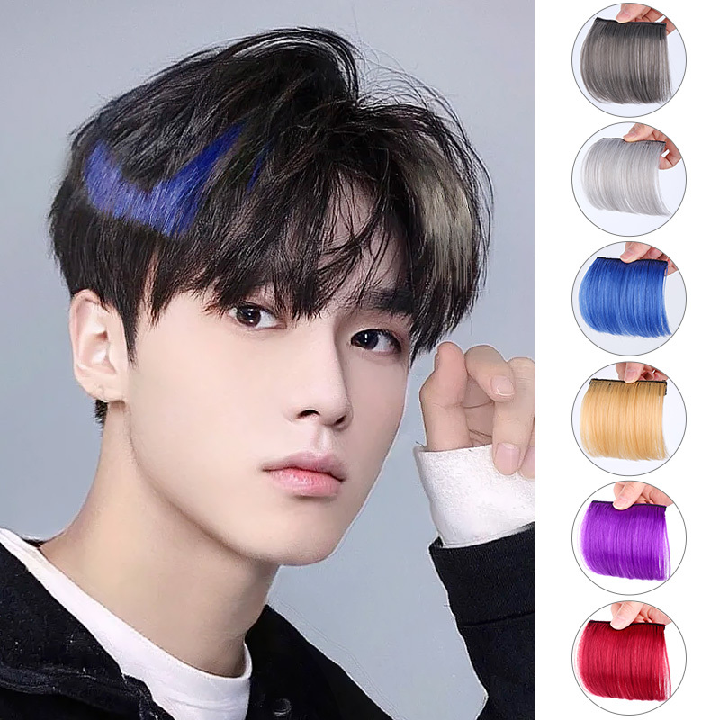 Hairpieces for Men and Women, Highlights, Gradient Hairpieces, Hair Root Padding, Men's Hairpieces for the Top of the Head and Sides, Seamless Invisible Colored Hairpieces