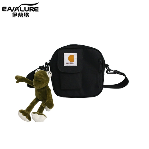 Сумка через плечо для отдыха, универсальная черная небольшая сумка, сумка на одно плечо в стиле хип-хоп, спортивная сумка