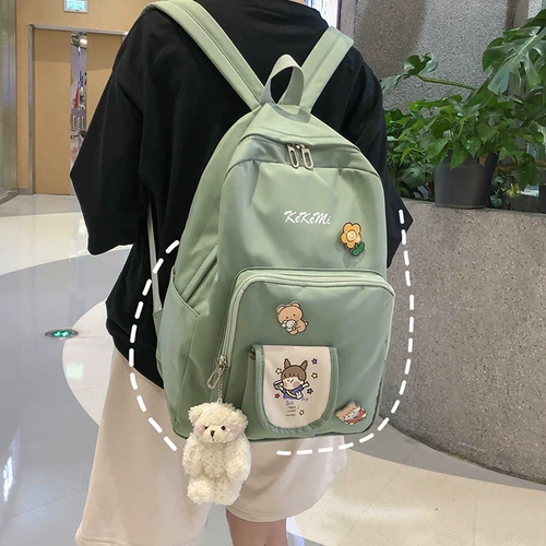 Ранец, японская сумка через плечо для школьников, милый вместительный и большой брендовый рюкзак, в корейском стиле, для средней школы