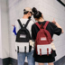 hit Nhật Bản hai vai túi của phụ nữ thời trang túi xách nữ Hàn Quốc phiên bản của trường trung học cơ sở ins đơn giản sinh viên đại học ba lô nam 
