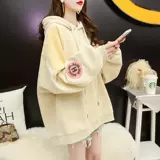 Tide, милая толстовка с капюшоном, демисезонная утепленная куртка, в корейском стиле, коллекция 2021
