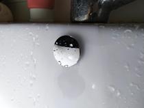 All-copper ceramic basin washbasin overflow hole cover double-layer decorative cover washbasin basin full water mouth plug plug