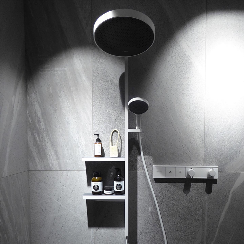 New German Hansgrohe hansgrohe environment rain rainfinity constant temperature shower set 26842700