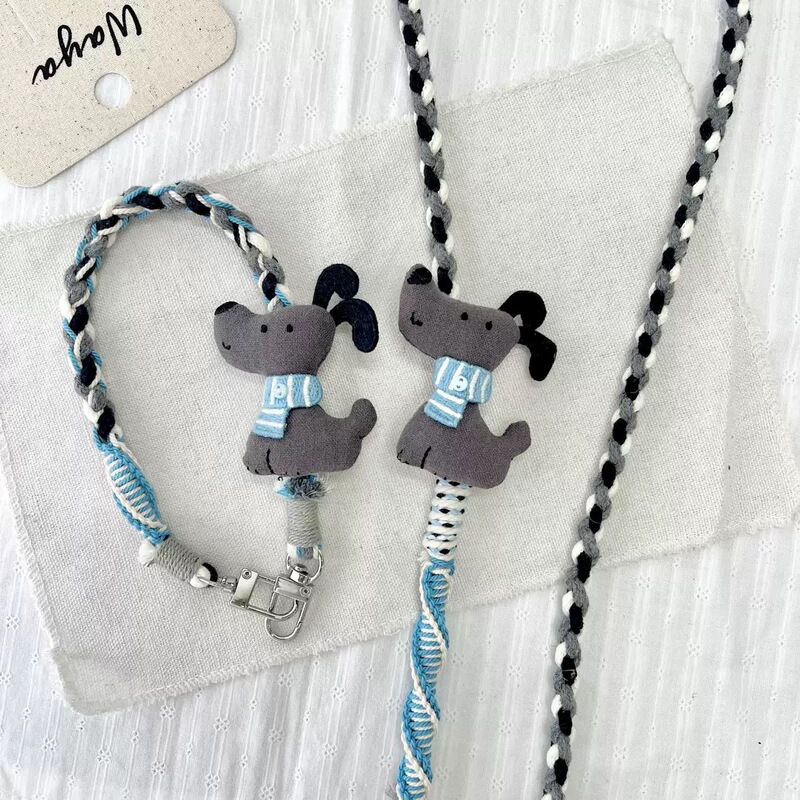 Handmade Original Dog-Themed Phone Lanyard, Camera Lanyard, Keychain, Bag Chain, Jeans Chain