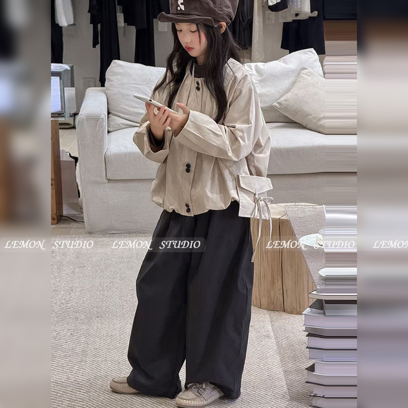 Girls' Autumn Clothing, Super Stylish Jacket, 2026 New Korean Style Children's Short Floral Jacket, Girls' Baseball Jacket Girls' Autumn Clothing, Super Stylish Jacket, 2026 New Korean Style Children's Short Floral Jacket, Girls' Baseball Jacket