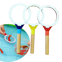 Japanese Bailing Fish Game Props Paper Web Bailing Fish Wood Handle Fumbling Sound Quick Hand Stall Popular Activity Goods Source 5