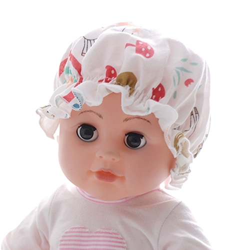 Детская хлопковая марлевая тонкая шапка подходит для мужчин и женщин для девочек, защита от солнца, 0-5-12 мес.