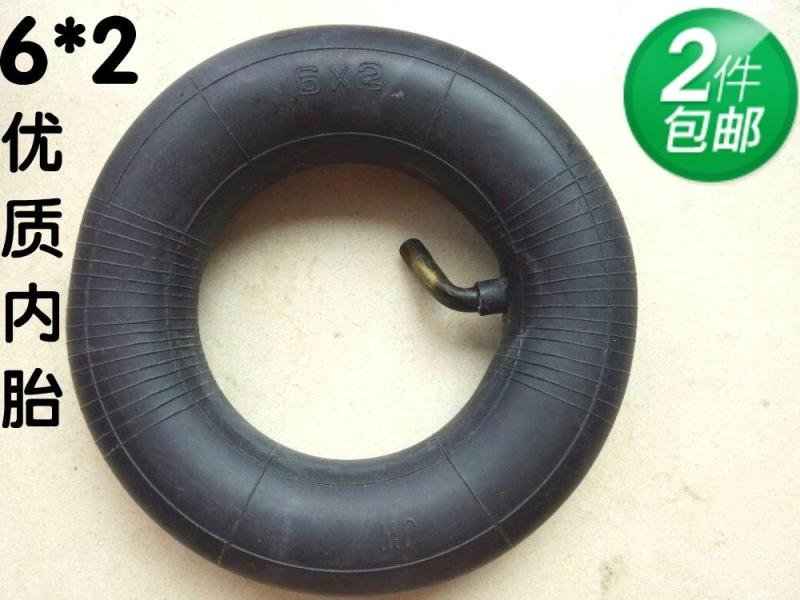 Full 2 6-inch pneumatic tire thickened inner tube diameter 150mm 6 * 2 inflatable tire inner tube luggage car inner tube