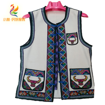 Kunming delivery Yunnan minority clothing adult vest Yi Miao Dai horse clip mens coat 237