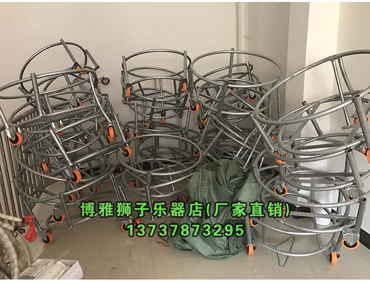 16 inch 18 inch 20 inch drum hand pull the drum wheel brake Lion Druming Drump car special iron frame