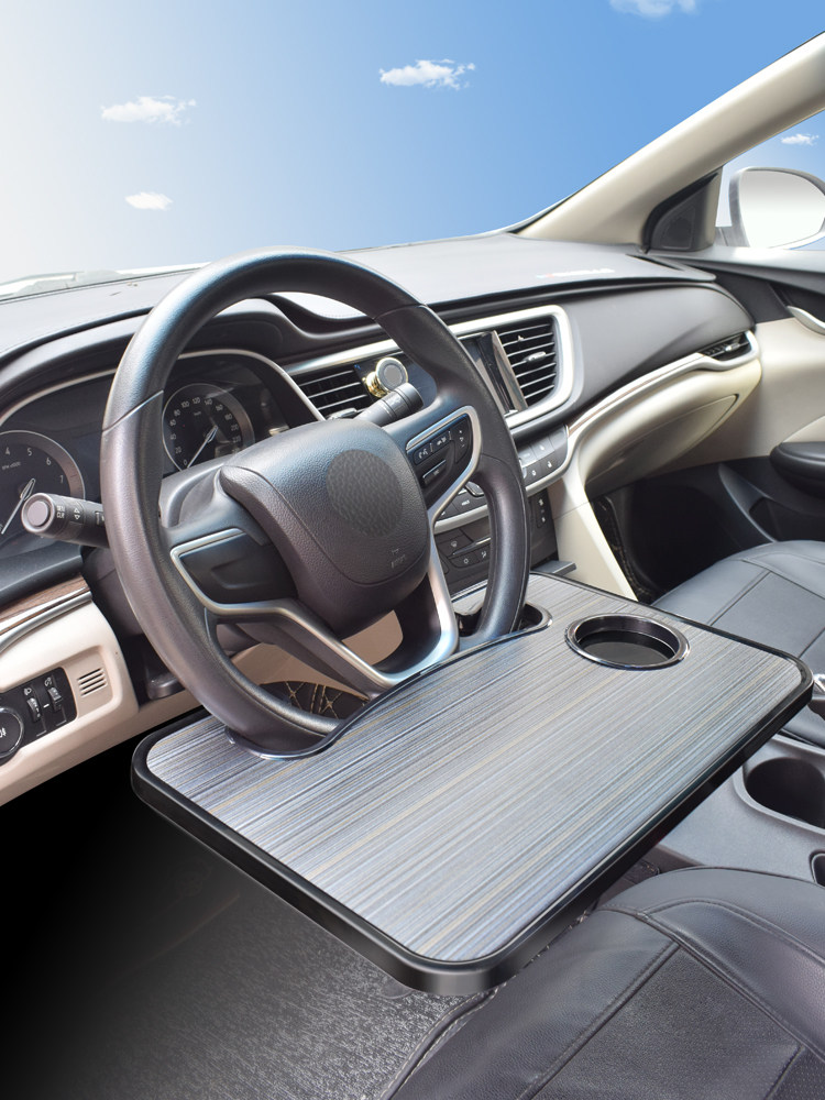 Car Dining Table, Steering Wheel Small Table Tray, In-Car Dining Table, Car Dining Tool for Eating in the Car, Front Seat Use